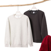 Autumn And Winter American Retro Composite Crew Neck Pullover Sweatshirt Men